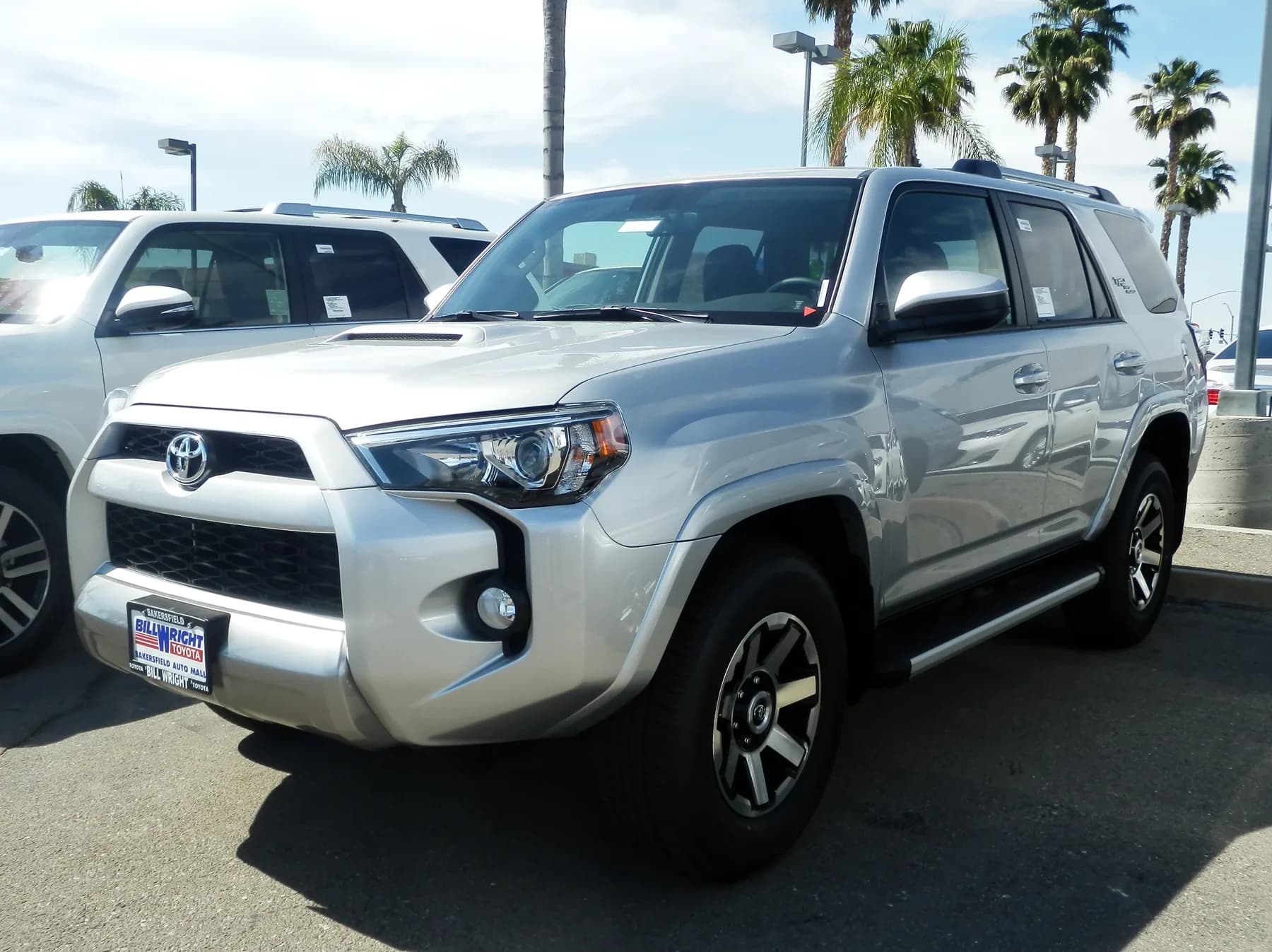 Silver Toyota 4Runner representative vehicle image