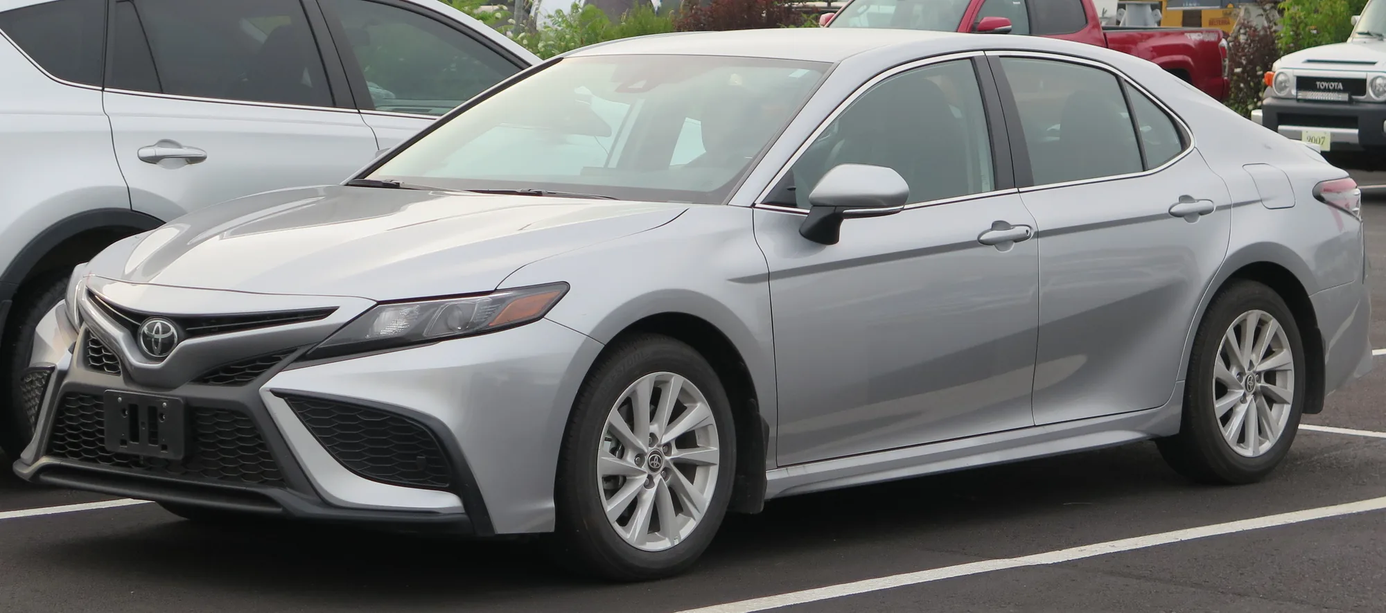 Silver Toyota Camry representative vehicle image